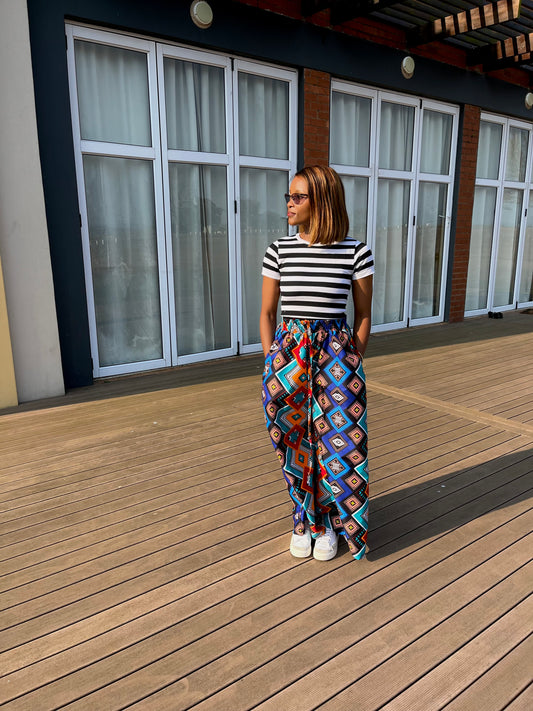 KHAYA-ANKARA PALAZZO PANTS